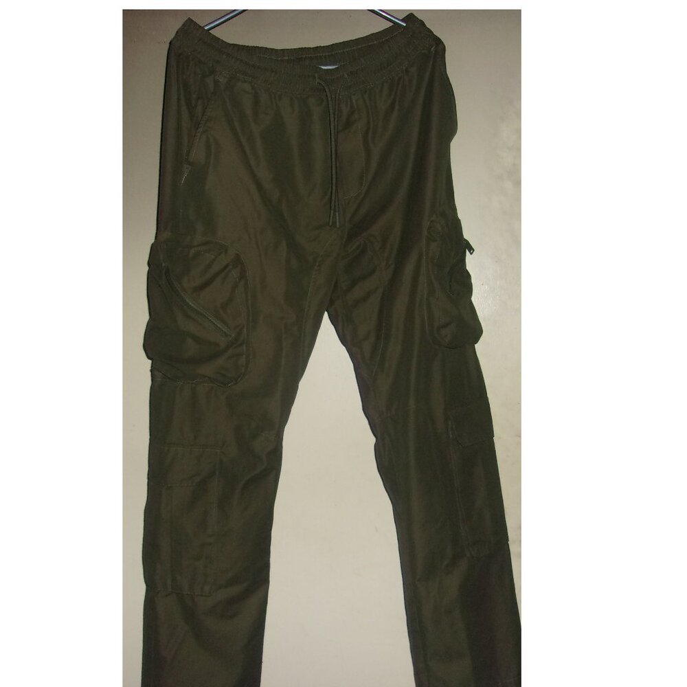 Forever 21 Women's Wide Leg Loose Fitting Cargo Pants Size XL